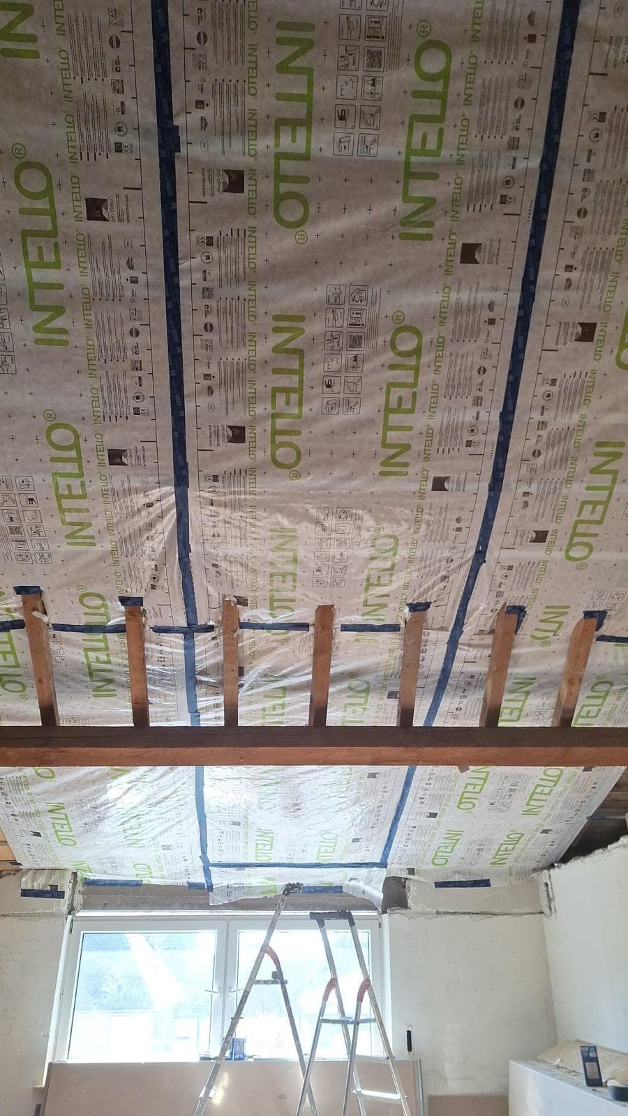 Isolation thermique combles - Installation membrane INTELLO